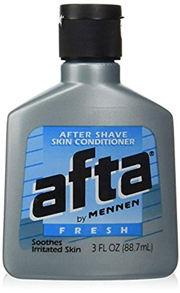 Afta By Mennen After Shave Skin Conditioner Fresh 3 Oz (88.7 Ml) Pack Of 4