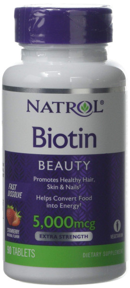 5000mcg Biotin Fast Dissolve 90 Tablets