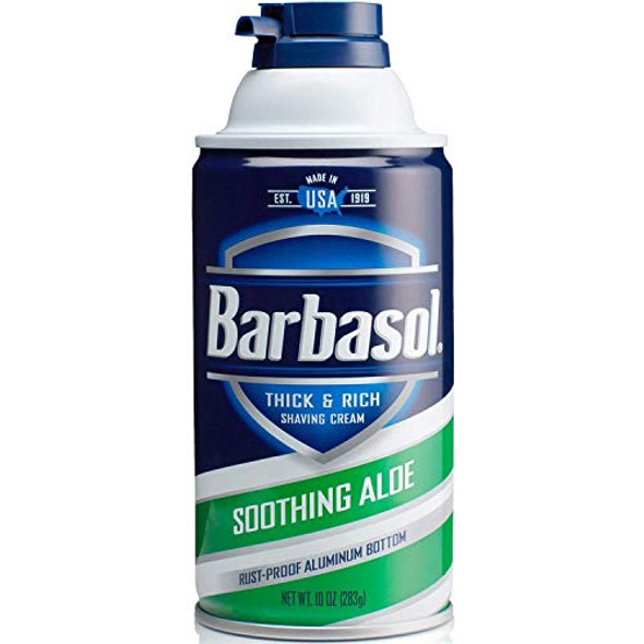 Barbasol Shave Cream Soothing Aloe - 10 Oz - 2 Pk