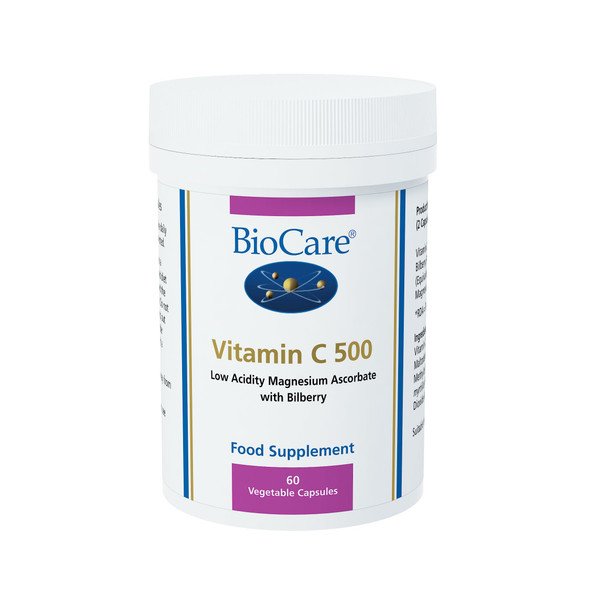 Biocare Vitamin C Capsules 500Mg Pack Of 60