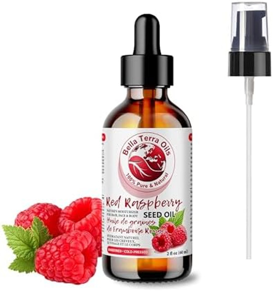 Bella Terra Oils - Red Raspberry Seed Oil 4Oz - Pure Cold-Pressed Alchemy Abundant In Ellagic Acid & Omega Fatty Acids Nature'S For Beautiful Skin Bella Terra Oils - Red Raspberry Seed Oil 4Oz - Pure Cold-Pressed Alchemy Abundant In Ellagic Acid & Omega Fatty Acids Nature'S For Beautiful Skin