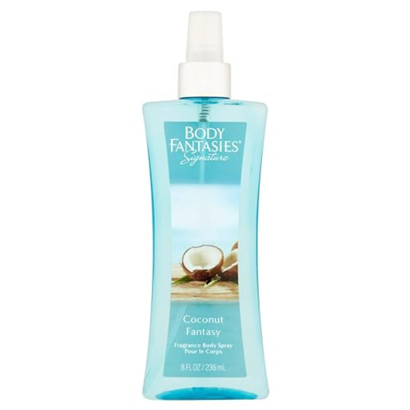 Body Fantasies Signature Coconut Fantasy By Parfums De Coeur Body Spray 8 Oz For Women