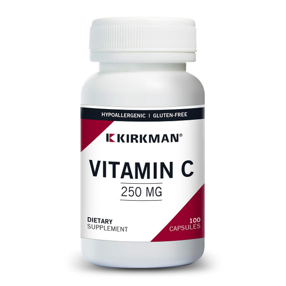 Kirkman Labs, Vitamin C, 250 mg, 100 Capsules