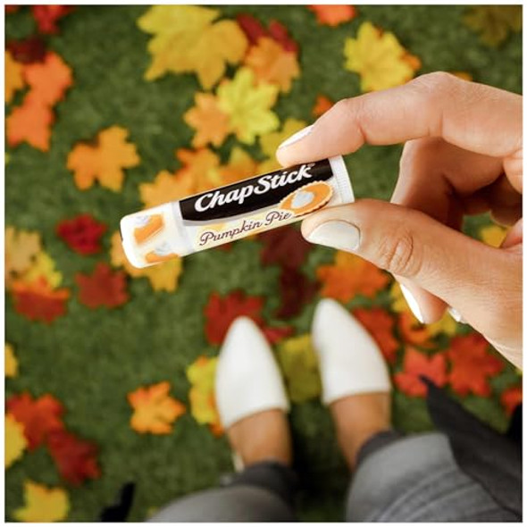 Chapstick Lip Balm Pumpkin Pie – Sweet Creamy & Spicy Moisturizer For Dry Lips 0.15 Oz
