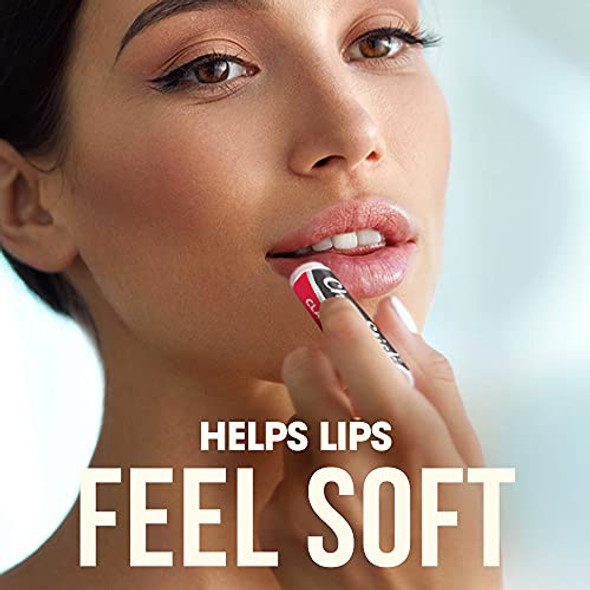 Chapstick Cherry Lip Balm 4-Pack + 1 Original Chapstick Lip Moisturizer 0.15 Oz Ea (5 Piece Set)