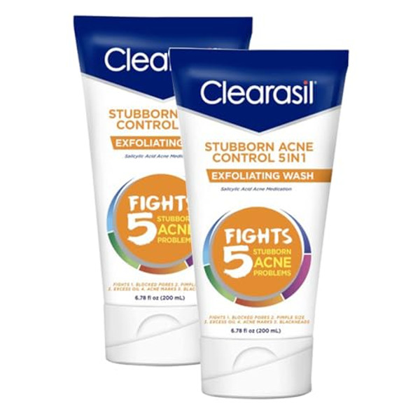 Clearasil Ultra 5In1 Exfoliating Wash 6.78 Oz. (Pack Of 2) Clearasil Ultra 5In1 Exfoliating Wash 6.78 Oz. (Pack Of 2)