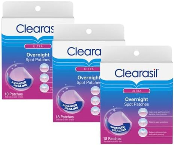 Clearasil Stubborn Acne Control 5In1 Pimple Patch 18 Count (Pack Of 3) Clearasil Stubborn Acne Control 5In1 Pimple Patch 18 Count (Pack Of 3)