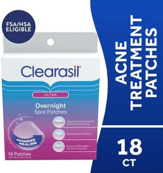 Clearasil Stubborn Acne Control 5In1 Pimple Patch 18 Count (Pack Of 3) Clearasil Stubborn Acne Control 5In1 Pimple Patch 18 Count (Pack Of 3)