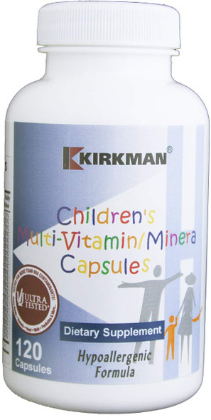 Kirkman Labs, Children'S Multi-Vitamin/Mineral, Hypoallergenic Formula, 120 Capsules