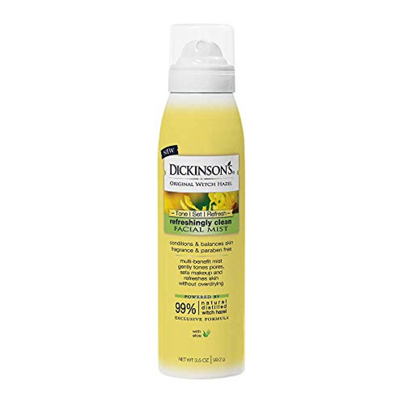 Dickinson'S Original Refreshingly Clean Facial Mist 99% Natural Formula 3.5 Oz.