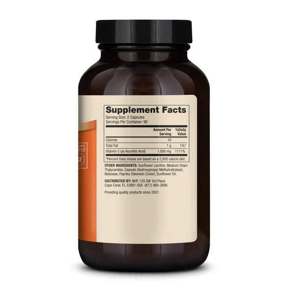 Dr Mercola Liposomal Vitamin C 1,000mg 180 Capsules  90 Days Supply