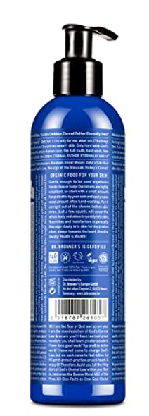 Dr. Bronner'S Organic Peppermint Hand And Body Lotion Made With Organic Oils Used For Face And Body Fair Trade & Vegan Friendly 236Ml Recycled Bottle