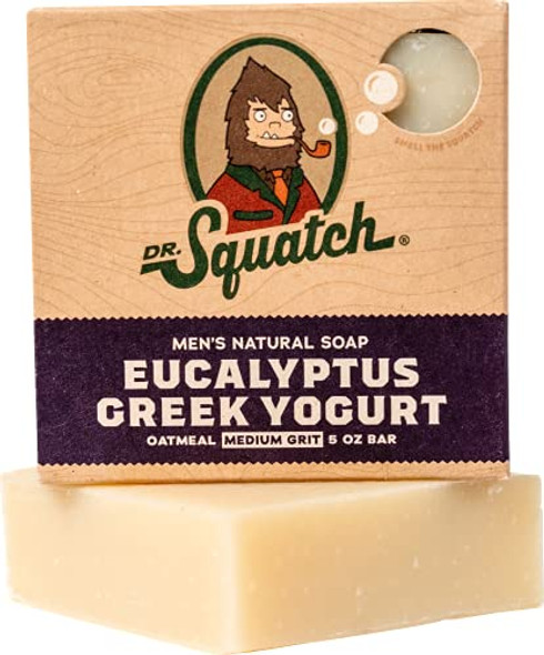 Dr. Squatch All Natural Bar Soap For Men With Medium Grit Eucalyptus