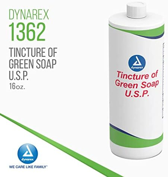 Dynarex Green Soap 16 Ounce (Pack Of 12)