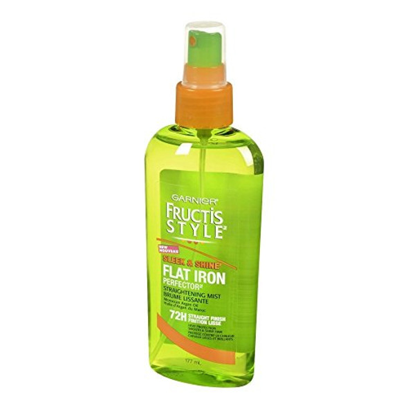Garnier Fructis Style Sleek & Shine Flat Iron Perfector Straightening Mist 6 Oz (Pack Of 5)