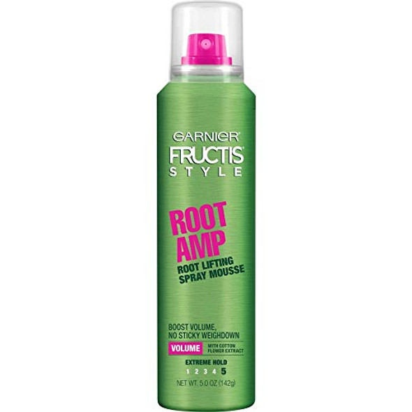 Garnier Fructis Style Root Amp Lifting Spray Mousse Extreme Hold 5.0 Oz 1 Count (Packaging May Vary)