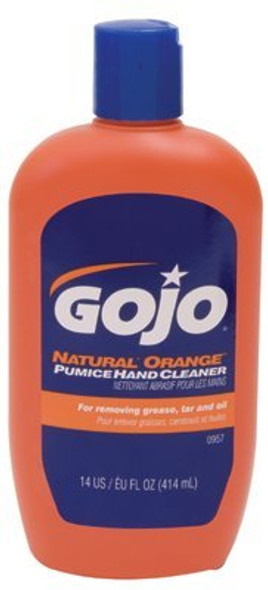 Gojo 095712Ea Natural Orange Pumice Hand Cleaner 14 Oz Bottle