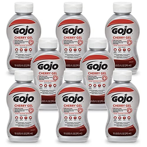 Gojo Cherry Gel Pumice Hand Cleaner Cherry Scent 10 Oz Bottle
