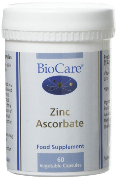 Biocare Zinc Ascorbate Vegetable - Pack Of 60 Capsules