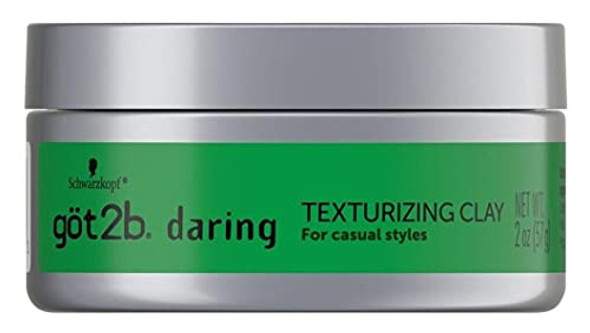 Got 2B Daring Texturizing Clay 2 Ounce (Pack Of 6)