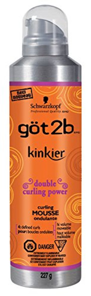 Got2B Kinkier Curling Mousse 8 Ounce Got2B Kinkier Curling Mousse 8 Ounce
