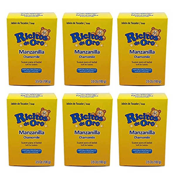 Grisi Ricitos De Oro Hypoallergenic For Babies Bar Soap 3.5 Oz (Pack Of 6)