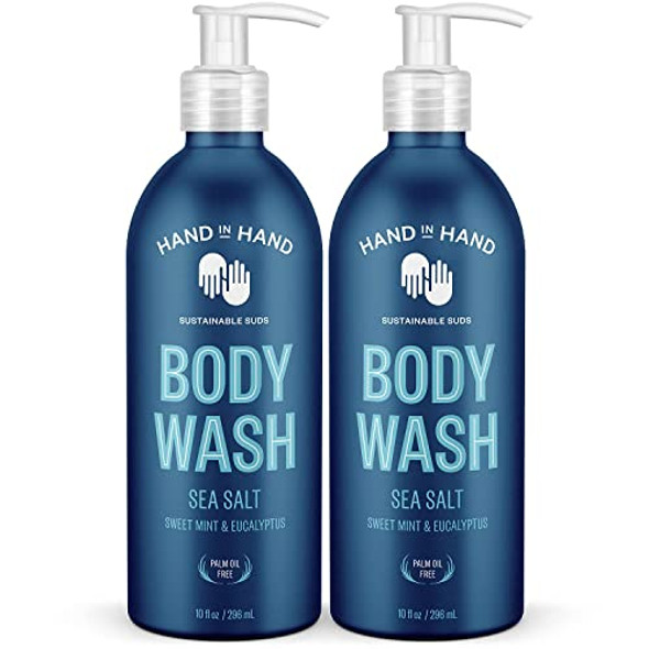 Hand In Hand Refresher Bundle Body Wash 10 Fl Oz. (2 Pack) With Sugar Scrub 9 Oz. (Single) Sea Salt Scent Hand In Hand Refresher Bundle Body Wash 10 Fl Oz. (2 Pack) With Sugar Scrub 9 Oz. (Single) Sea Salt Scent