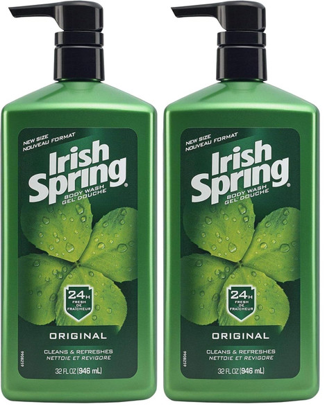 Irish Spring Men'S Body Wash Pump Original - 32 Fluid Ounce