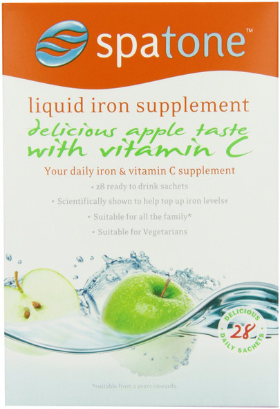 Spatone Liquid Iron with Added Apple and Vitamin C 28 sachets