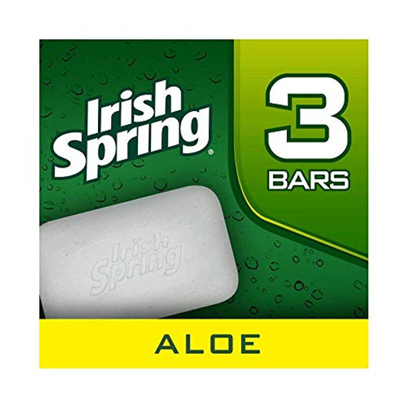 Irish Spring Deodorant Soap Aloe 4 Oz. 3-Count (Pack Of 18)