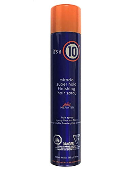 It'S A 10 Haircare Miracle Super Hold Finishing Hair Spray Plus Keratin 10 Ounce