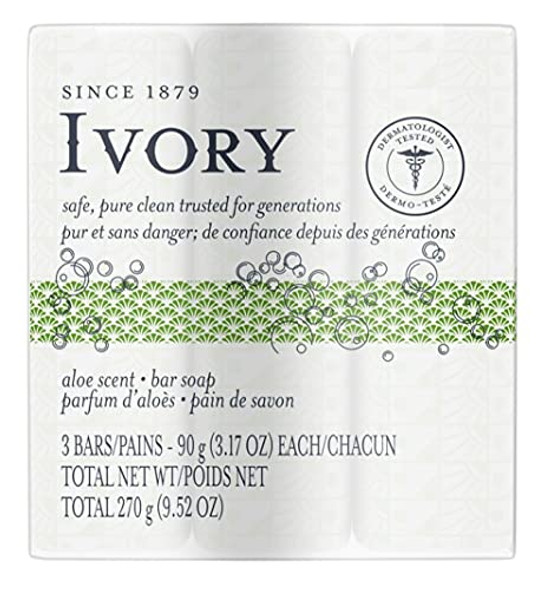 Ivory Bar Soap With Aloe 3 Ea (Pack Of 6)