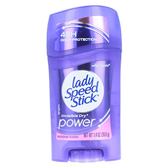 Lady Speed Stick Antiperspirant Deodorant Invisible Dry Wild sia 1.40 Oz (Pack Of 8)