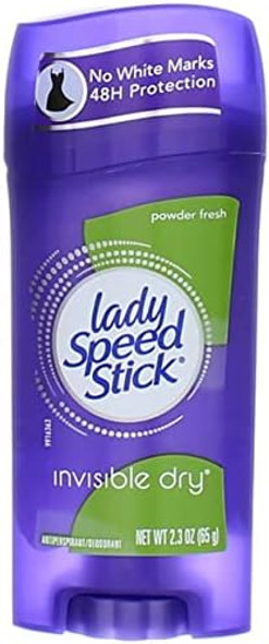Lady Speed Stick Invisible Dry Antiperspirant & Deodorant Powder Fresh - 2.3 Oz - 4 Pk