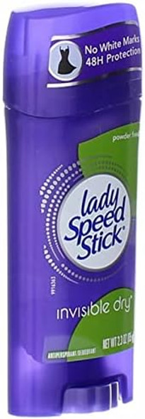 Lady Speed Stick Invisible Dry Antiperspirant & Deodorant Powder Fresh - 2.3 Oz - 4 Pk