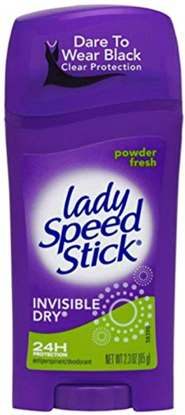 Lady Speed Stick Antiperspirant Deodorant Invisible Dry Powder Fresh 2.30 Oz (Pack Of 10)