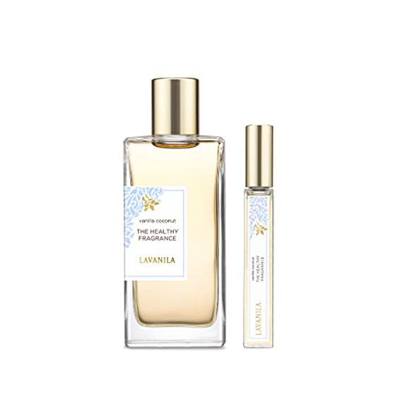 Lavanila - The Healthy Fragrance Clean And Natural Vanilla Coconut Perfume Set (1.7 Oz. + 0.34 Oz.)