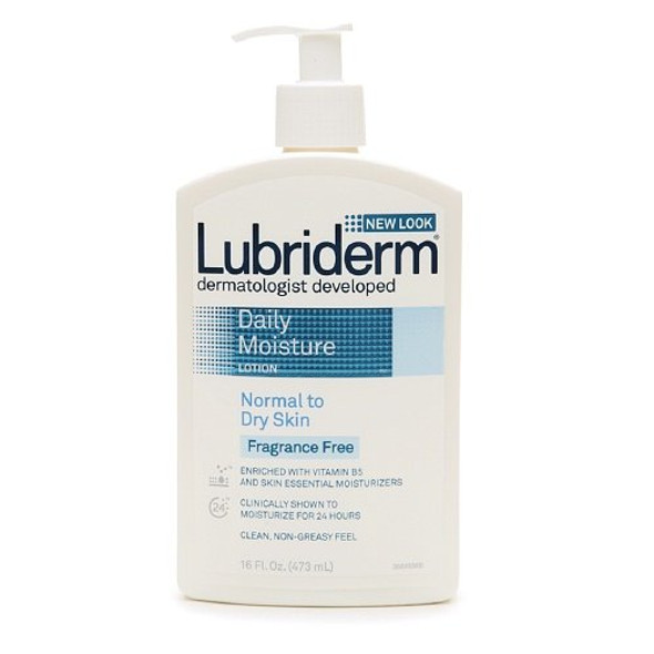 Lubriderm Daily Moisture Hydrating Unscented Body Lotion With Vitamin B5 For Normal To Dry Skin Non-Greasy And Fragrance- Lotion. 16 Fl. Oz Lubriderm Daily Moisture Hydrating Unscented Body Lotion With Vitamin B5 For Normal To Dry Skin Non-Greasy And Fragrance- Lotion. 16 Fl. Oz