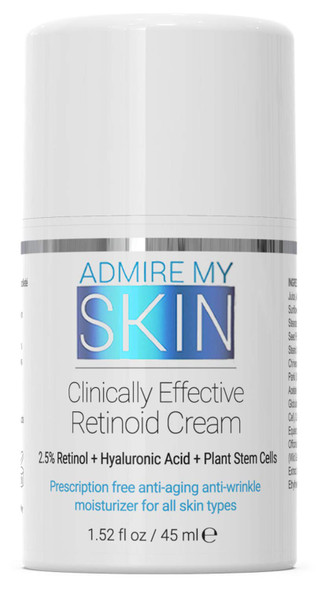 Potent Retinoid Cream - This Anti Aging Anti Acne Retinol Moisturizer Helps to Clear Skin, Fight Wrinkles and Provides You With That Healthy Youthful Glow