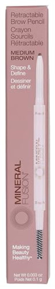 Mineral Fusion Medium Brown Retractable Brow Pencil 0.003 Oz