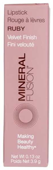 Mineral Fusion Velvet Finish Lipstick - Ruby For Women - 0.13 Oz Lipstick Mineral Fusion Velvet Finish Lipstick - Ruby For Women - 0.13 Oz Lipstick