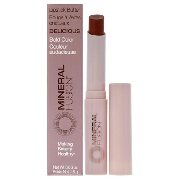 Mineral Fusion Lipstick Butter - Delicious For Women - 0.06 Oz Lipstick Mineral Fusion Lipstick Butter - Delicious For Women - 0.06 Oz Lipstick