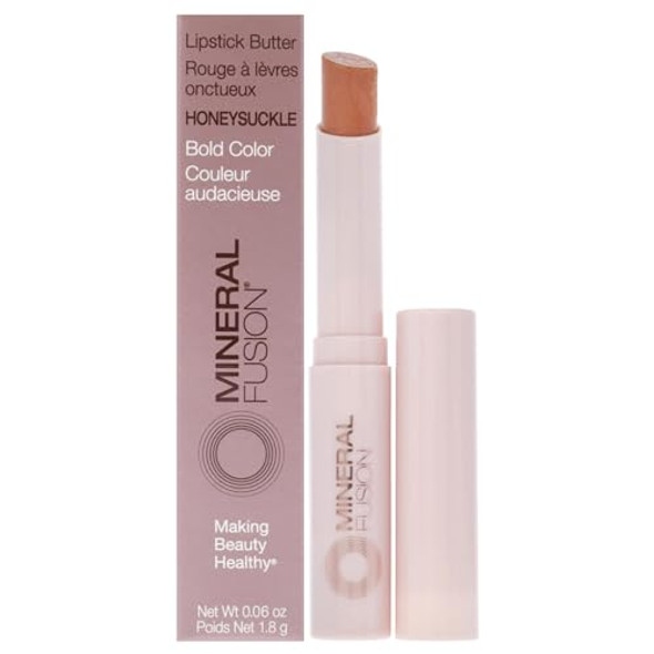 Mineral Fusion Lipstick Butter - Honeysuckle For Women - 0.06 Oz Lipstick Mineral Fusion Lipstick Butter - Honeysuckle For Women - 0.06 Oz Lipstick