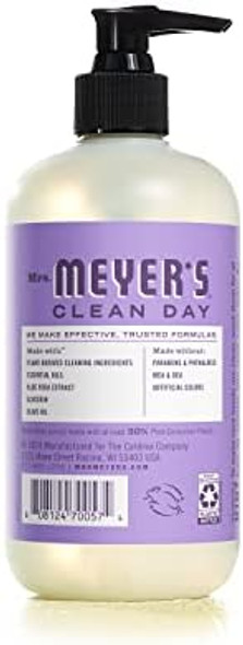 Mrs. Meyer'S Clean Day Liquid Hand Soap Lilac Scent 12.5 Ounce Bottle (Pack Of 3) Mrs. Meyer'S Clean Day Liquid Hand Soap Lilac Scent 12.5 Ounce Bottle (Pack Of 3)