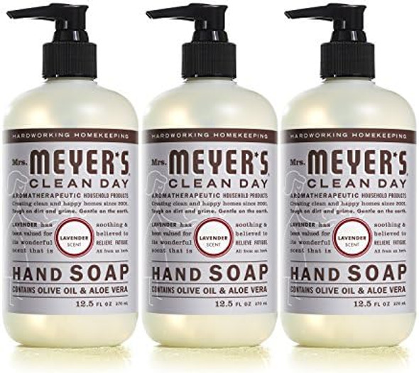 Mrs. Meyer'S Clean Day Hand Soap Made With Essential Oils Biodegradable Formula Lavender 12.5 Fl. Oz - Pack Of 3 Mrs. Meyer'S Clean Day Hand Soap Made With Essential Oils Biodegradable Formula Lavender 12.5 Fl. Oz - Pack Of 3
