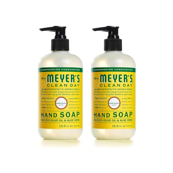 Mrs. Meyer'S Clean Day Hand Soap Made With Essential Oils Honeysuckle 12.5 Fl Oz (Pack Of 2) Mrs. Meyer'S Clean Day Hand Soap Made With Essential Oils Honeysuckle 12.5 Fl Oz (Pack Of 2)