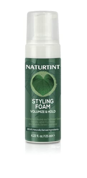 Naturtint Volumize & Hold Styling Foam - Naturally Derived Ingredients Dermatologically Tested Vegan