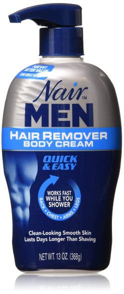 Nair For Men Hair Removal Body Cream 13 oz (Pack of 3)