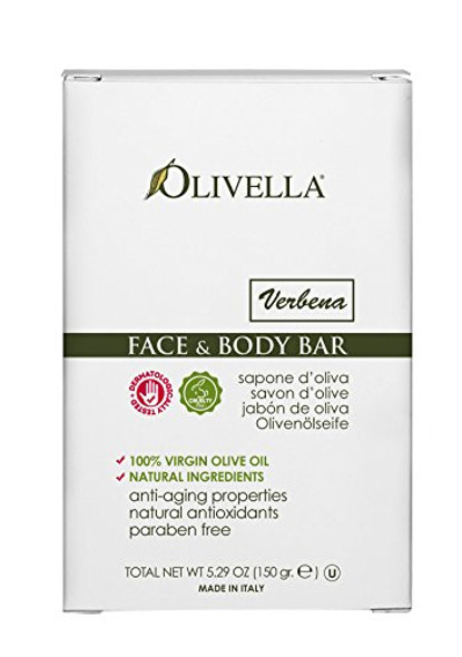 Olivella Face And Body Bar Verbena 5.29 Ounce