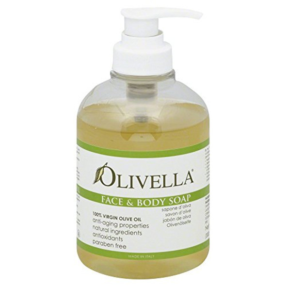 Olivella Virgin Olive Oil Face And Body Liquid Soap 10.14 Oz (Pack Of 6)